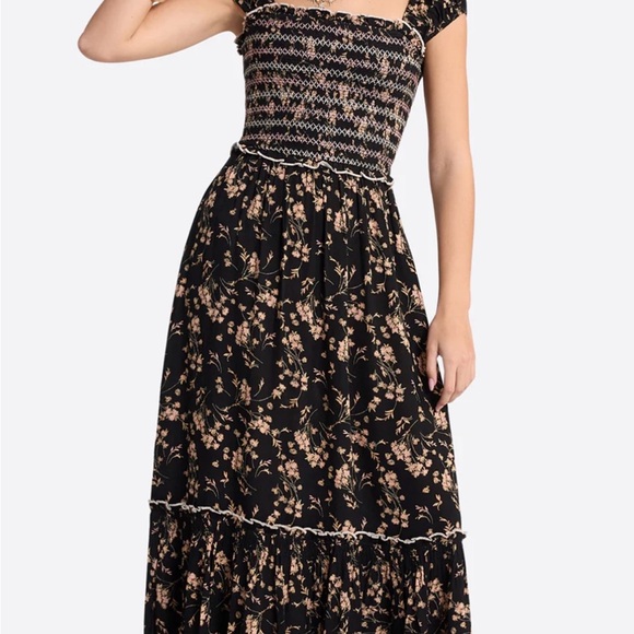 Jessica Simpson Dresses & Skirts - NWT-Jessica Simpson Black Floral Maxi Dress-*Multi Seasonal